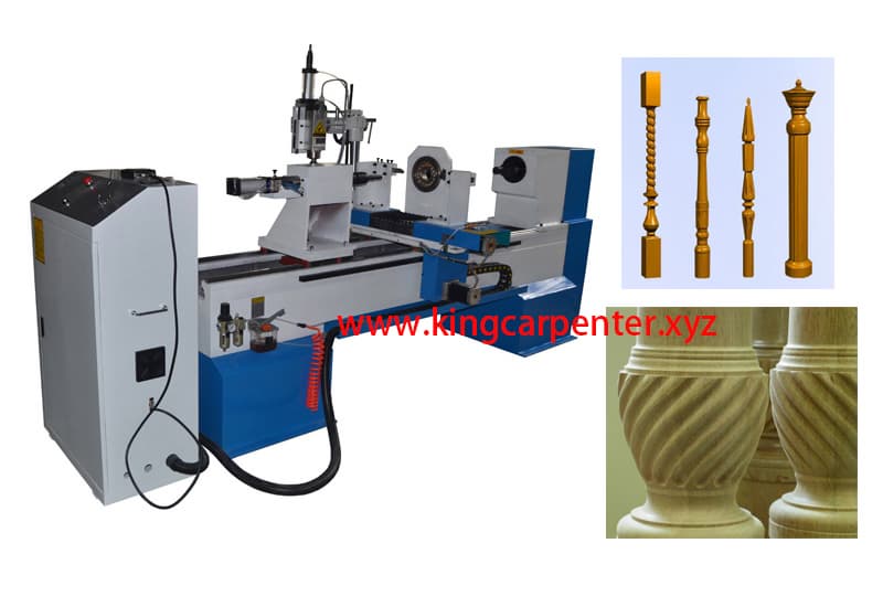 CNC wood lathe machine
